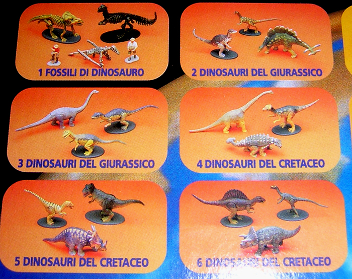 Micromachines dinosaurs